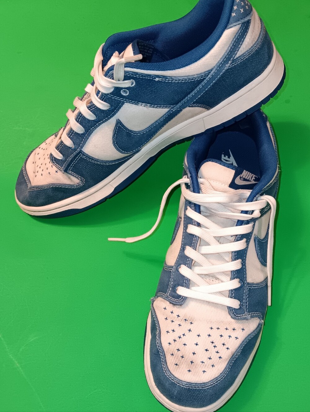 Nike Dunk Low SE Sashiko Industrial Blue Summit shoes(DV0834-101)Men's Sz 13